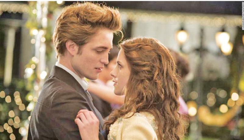 Robert Pattinson and Kristen Stewart starred  together in the Twilight films.