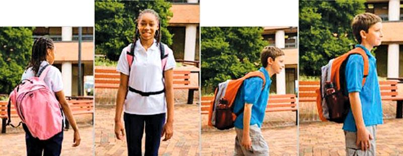 Always wear both shoulder straps. Adjust the shoulder straps so the backpack is high on your back