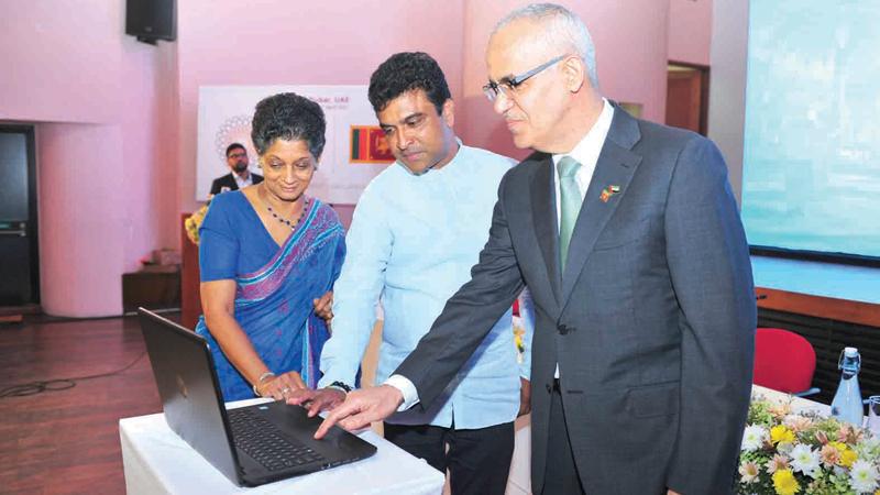 The launch of the website