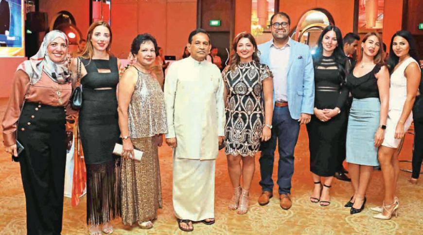 Minister of Health Rajitha Senaratne with officials of Christell Clinic