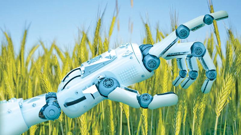 Leading private sector organisations, on the global scene, use robotics or drones to help the farming  community protect their crops especially from pests.