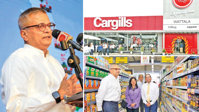At the opening of the Cargills Food City outlet in Wattala last week. 