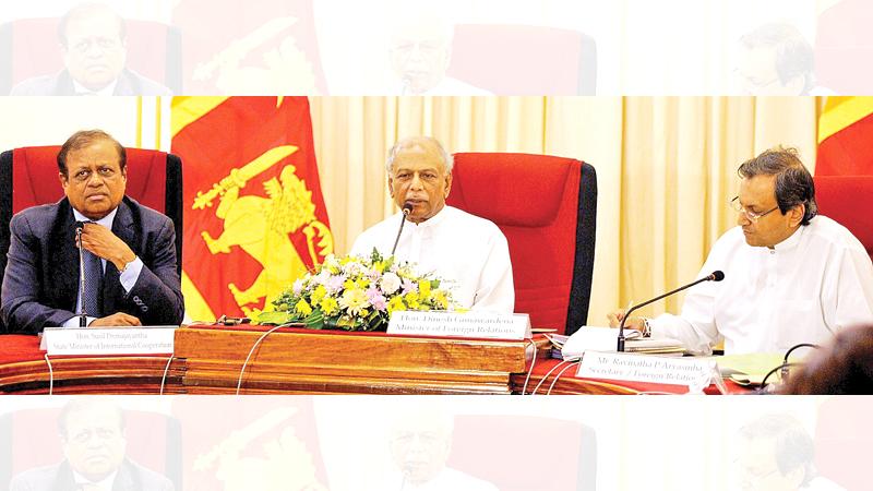 Foreign Affairs minister summoned all heads of missions based in Colombo to the Foreign Ministry on Wednesday