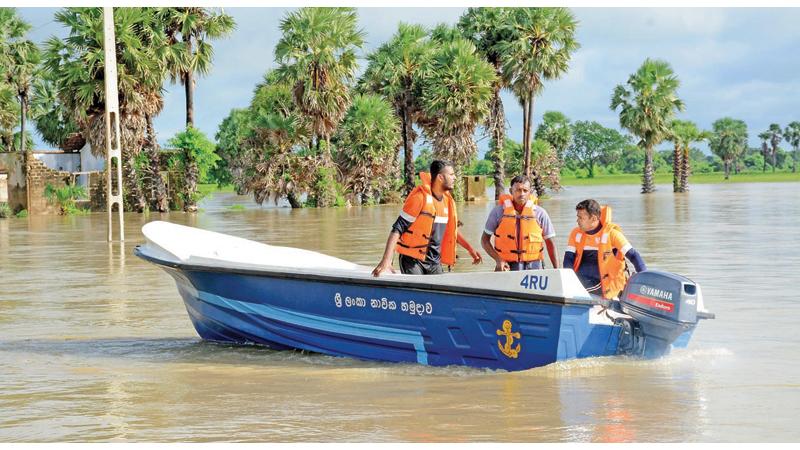 Navy operations in Flooded areas
