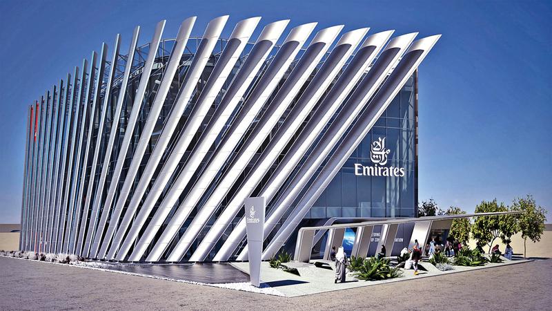 Emirates unveils its Expo 2020 Dubai pavilion. 