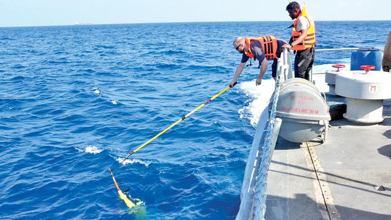 Navy helps remove NARA’s sea glider equipment | Sunday Observer