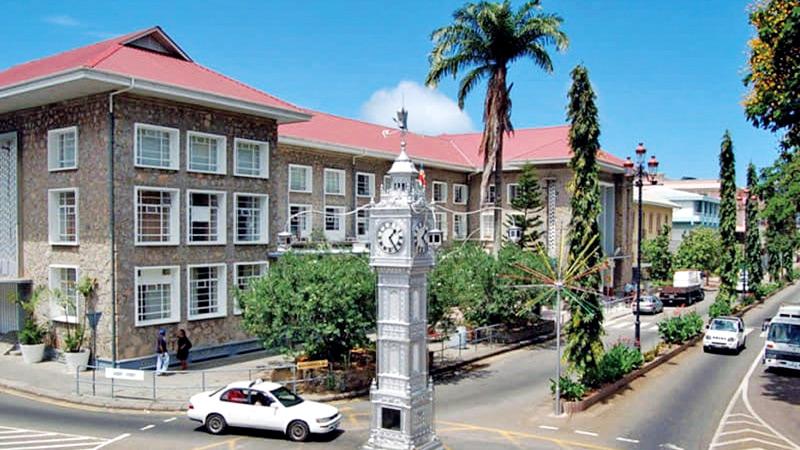 The iconic Big Ben Clock Tower in Seychelles Capital, Victoria, erected in memory of England’s Queen Victoria.