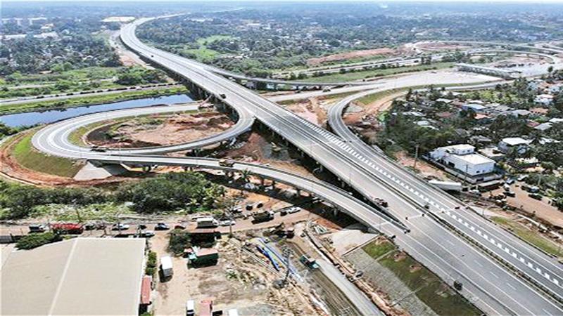 An interchange of the Southern Expressway