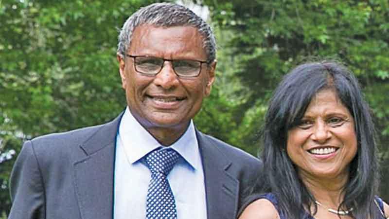 Indrani and her husband Prasada