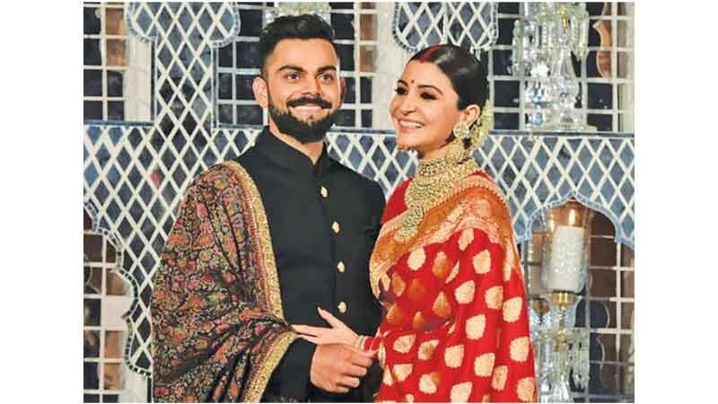 Virat Kohli and his actress wife Anushka Sharma
