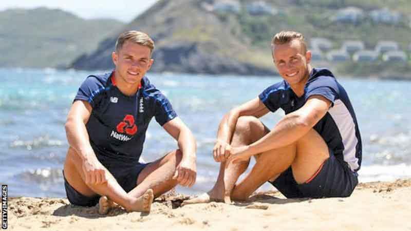 Tom Curran and his brother Sam Curran