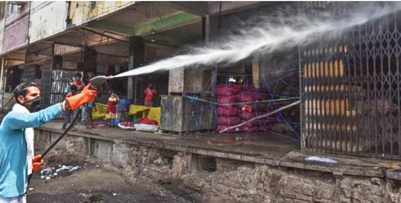 Despite sanitation efforts, wholesale markets such as Azadpur pose the risk of becoming super spreaders