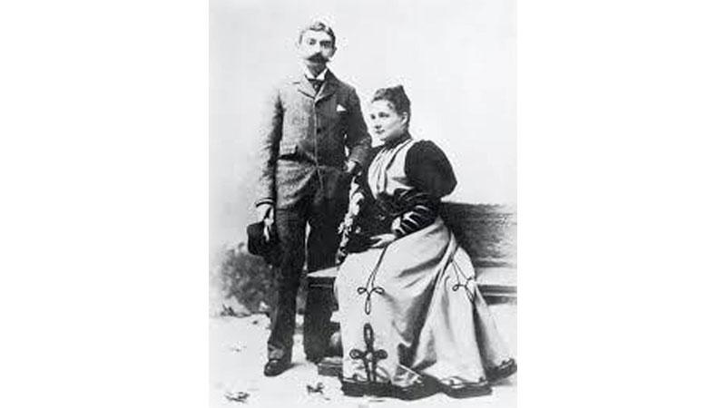 Pierre and Marie de Coubertin – Married for 42 years