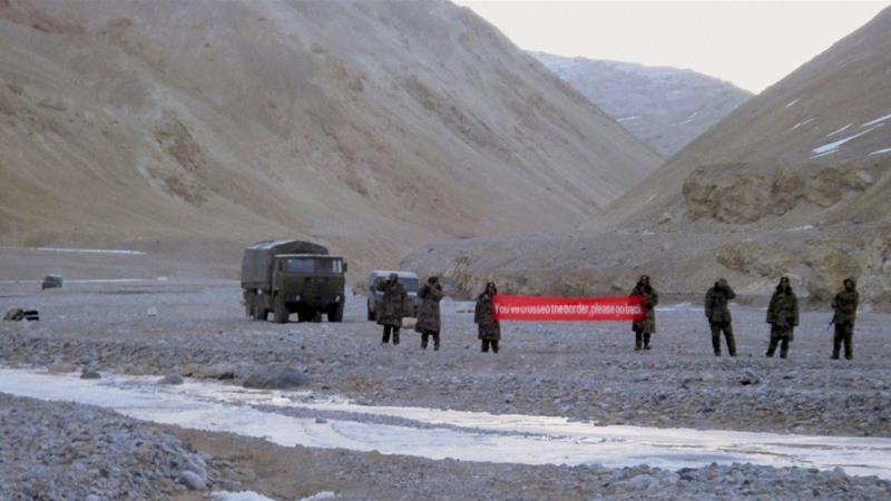 China and India have accused each other's militaries of trespassing across their disputed border in Ladakh