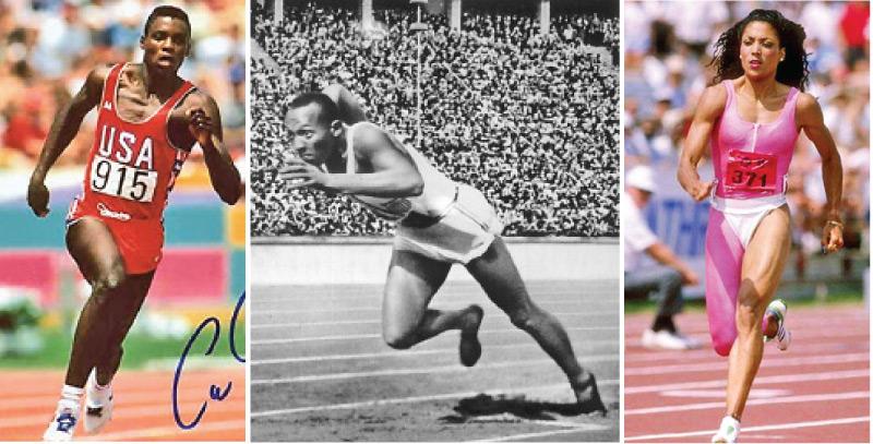 Carl Lewis-Jesse Owens-Florence Griffith-Joyner