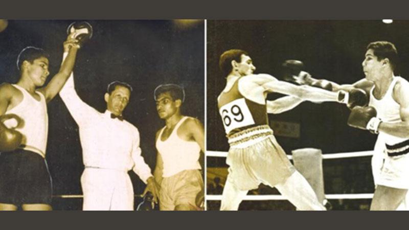 Malcolm Bulner (left) the winner  & Malcolm Bulner (right) in a fight