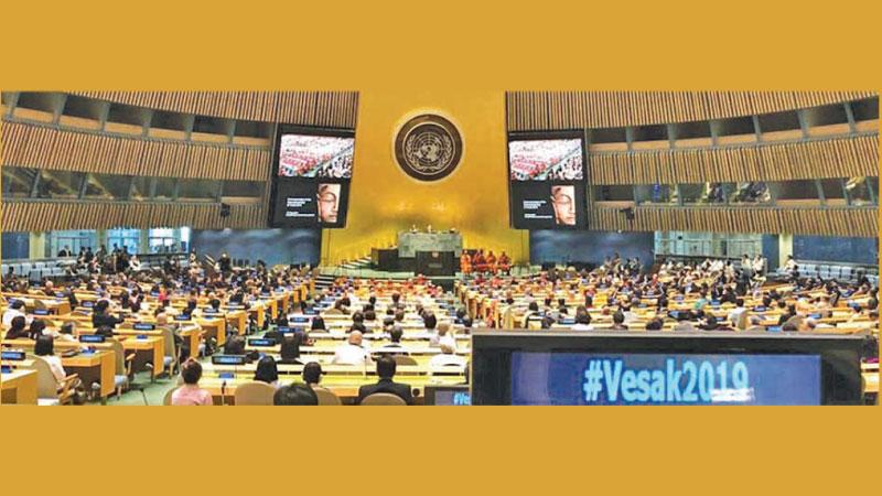 International Vesak Day celebrations at the UN last year 