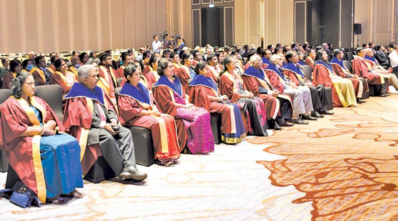 Participants at the Annual Academic Sessions of the College of Community Physicians of Sri Lanka   