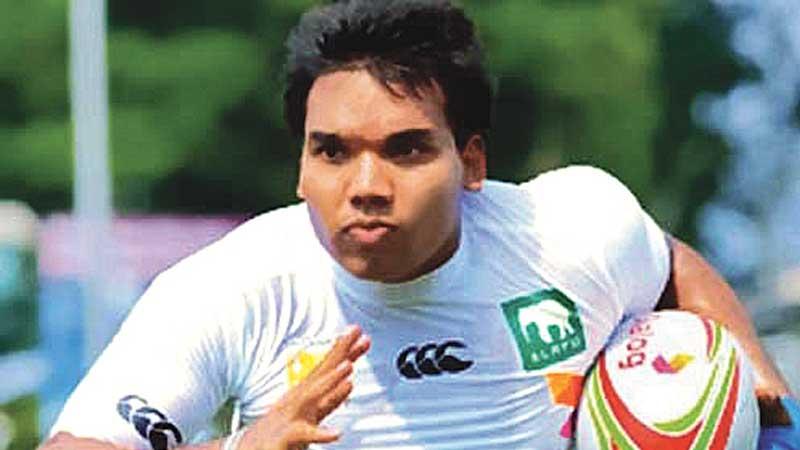 Sports Minister Namal Rajapaksa during his playing days that only rugby fans knew. Today every sport wants a piece of him