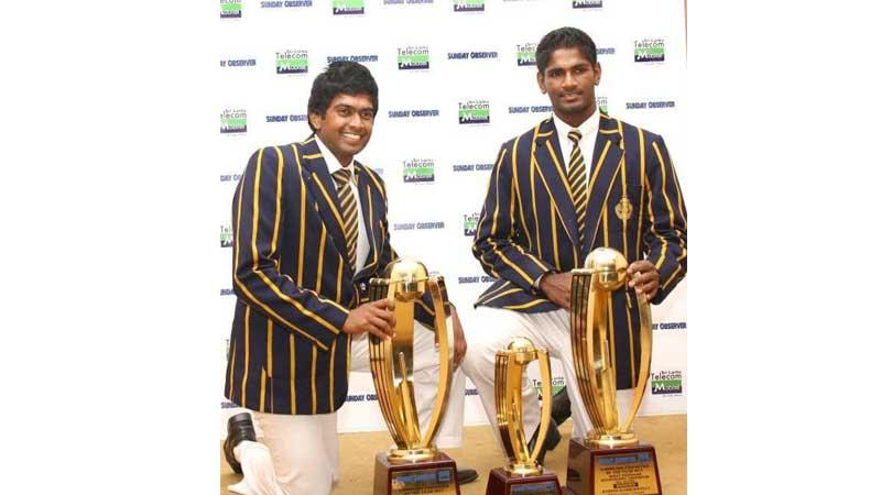 FLASHBACK: Double celebration for Royal College in 2011 as Bhanuka Rajapakse and Ramith Rambukwella emerged the Observer-Mobitel Schoolboy Cricketer of the Year and Most Popular Schoolboy Cricketer of the Year