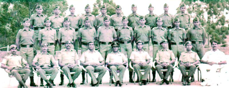 SLAF Intake 11- Thibba standing first row from the right