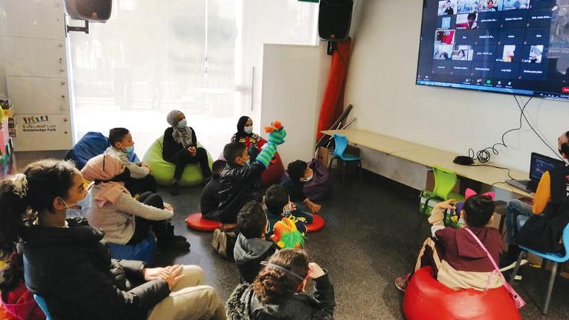 Participants at the Christmas celebrations