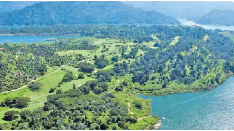 General view of the Victoria Golf and Country Resort in Digana, Kandy