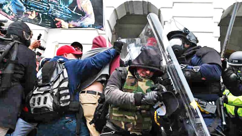 The US Capitol was stormed by a pro-Trump mob recently.  AFP