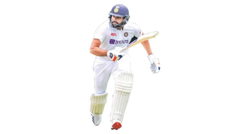 Rohit Sharma in action