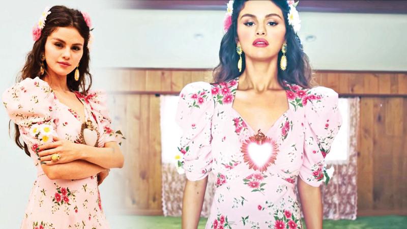 Selena Gomez's 'De Una Vez' dress, a nod to Frida Kahlo