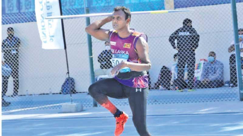 Gamini Ekanayake in action at the Dubai Grand Prix