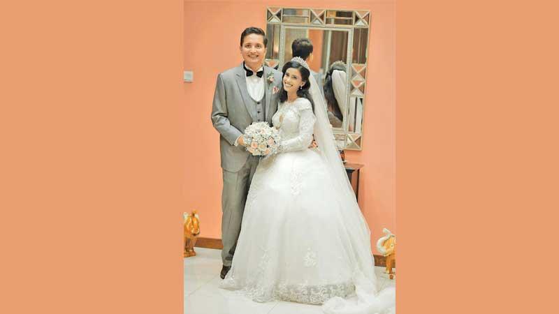 Imran Bisthamin and his bride Raheema Issadeen