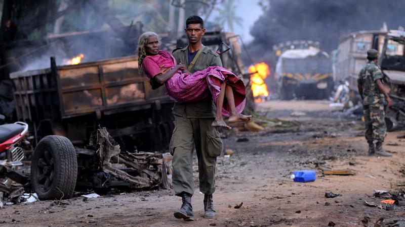 The humanitarian mission (Pic: Rukmal Gamage)