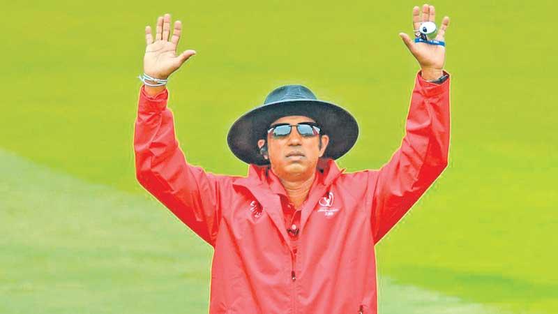 Observer Schoolboy Cricketer of the Year 1989 Kumara Dharmasena, now going great guns as an ICC Elite Panel umpire