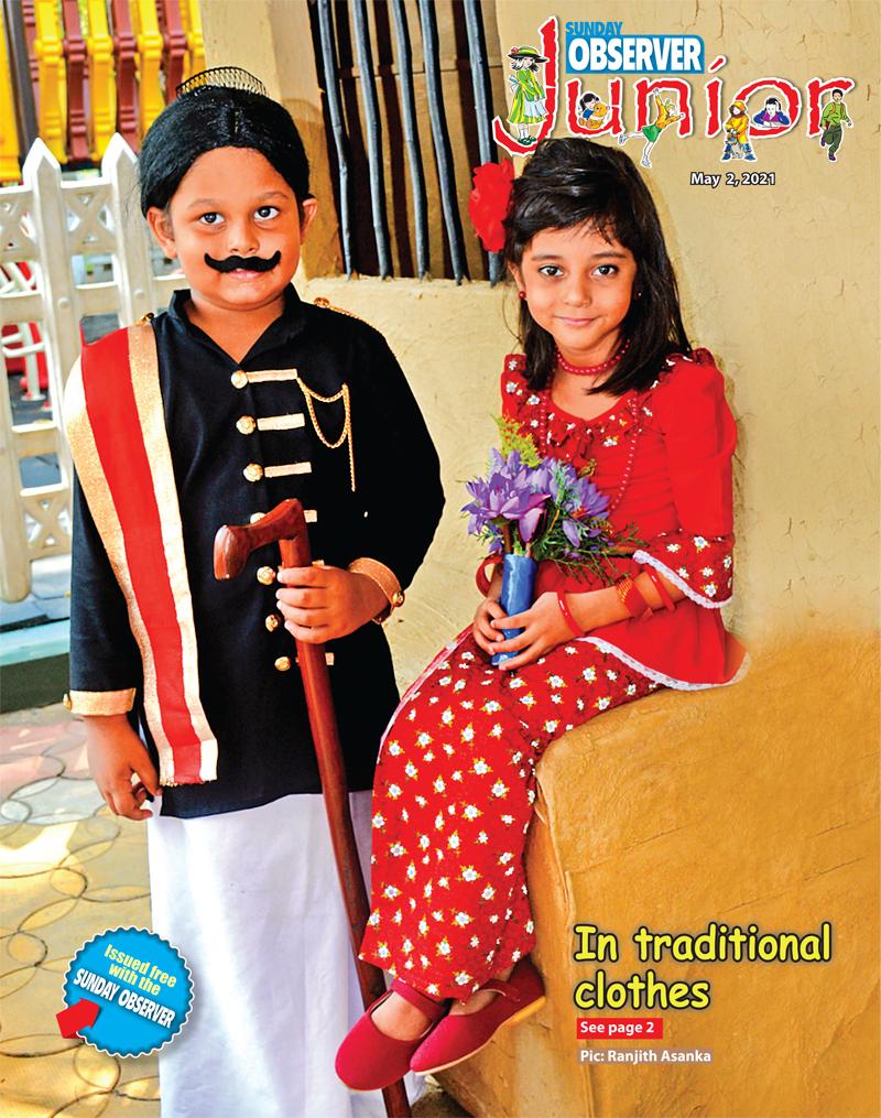 In traditional clothes