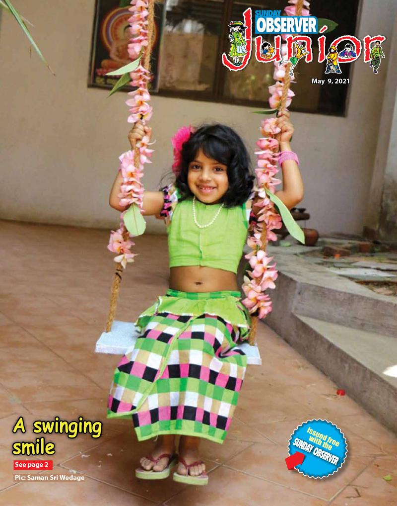 A swinging  smile.  Pic: Saman Sri Wedage