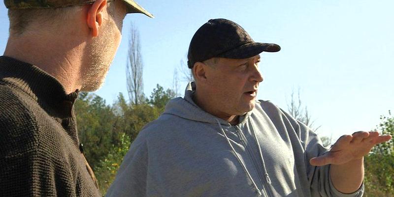 Dr. Gennady Laptev (right) has worked in the Chernobyl exclusion zone since three months after the accident and co-founded the Chernobyl Spirit Company