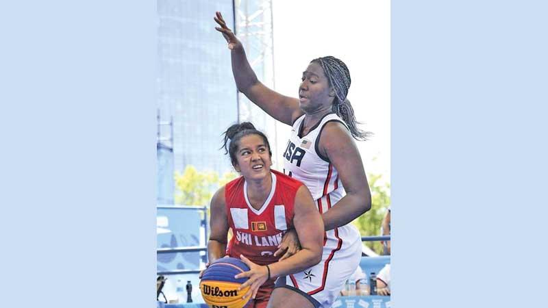 Lubna Morseth battling against the USA at the 2018 Youth Olympic Games in Argentina