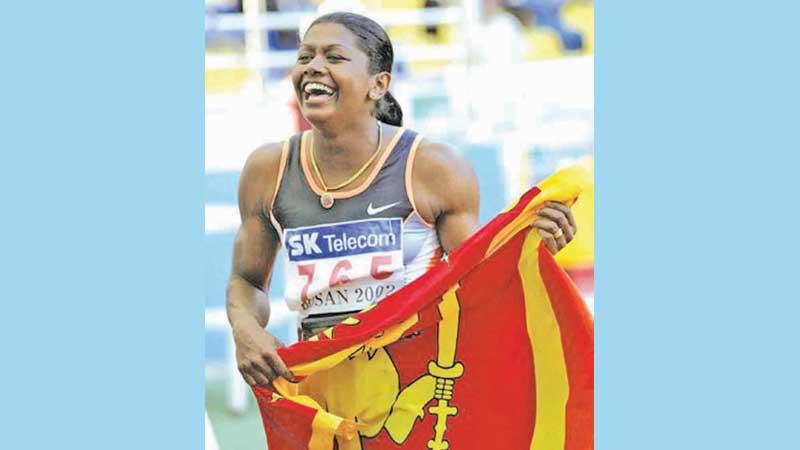 Susanthika Jayasinghe: She bagged her goose only after winning a medal