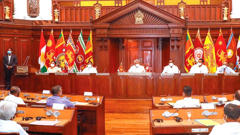 President Gotabaya Rajapksa meets with farmers’ representatives at the Presidential Secretariat earlier this week