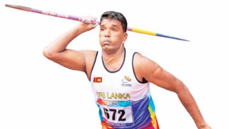 Priyantha Herath is going places since picking up the javelin after his left hand was disabled following gunshot wounds sustained during the war