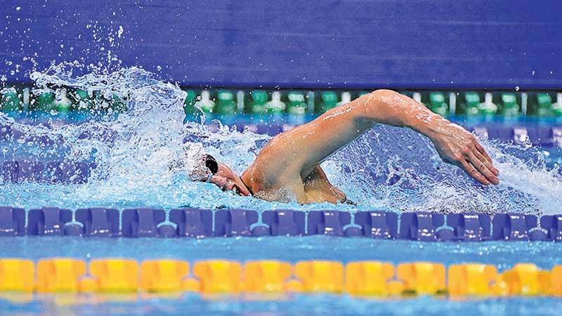 Swimming at an Olympics