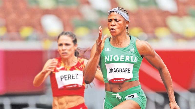 Blessing Okagbare: Was down to run in 100m semis