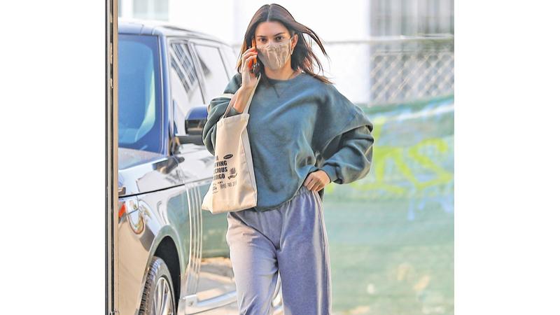 Kendall Jenner's Teal Sweater