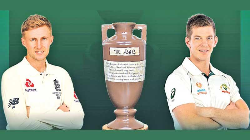 The captains: Joe Root (England-left) and Tim Paine (Australia)