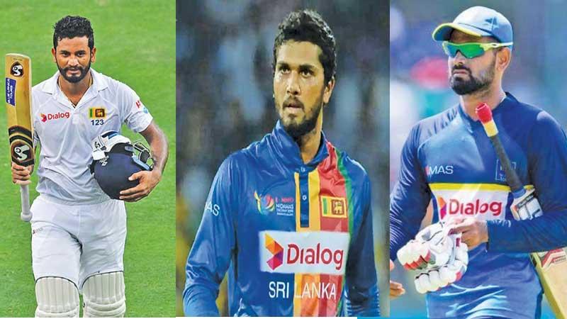 Dimuth Karunaratne-Dinesh Chandimal -Lahiru Thirimanne