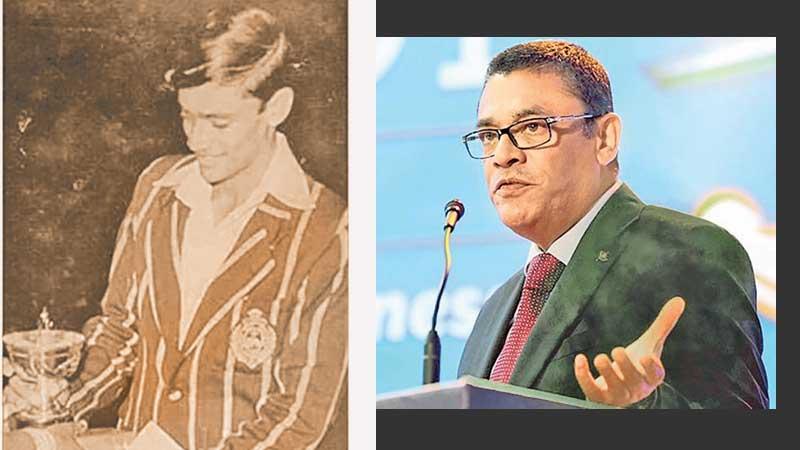 Royal captain Ranjan Madugalle winning the Observer Schoolboy Cricketer award in 1979-ICC Chief Referee Ranjan Madugalle addressing the 2018 Observer-SLT Mobitel School Cricketers’ Awards show as the chief guest