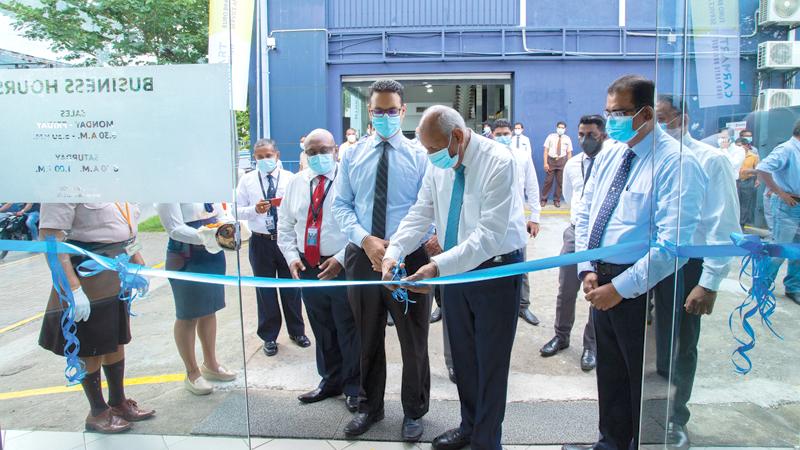 The opening of the new store