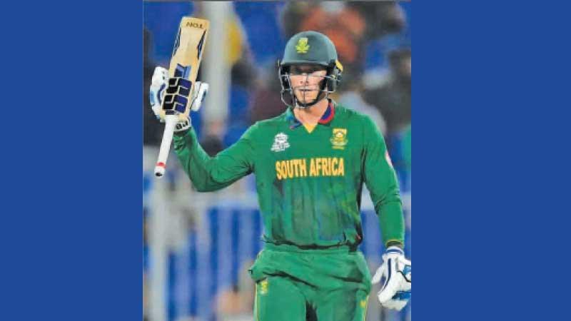 Rassie van de Dussen (94 not out)