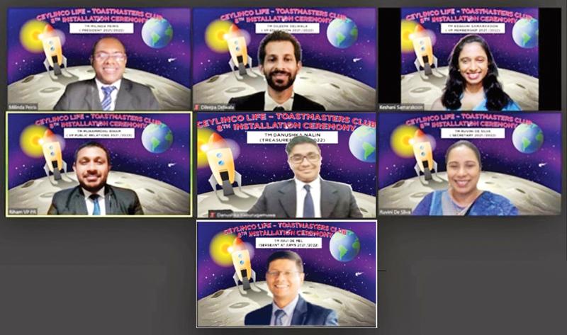 A screenshot of the participants at the virtual event.